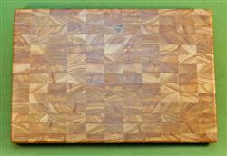 Board #942  Larch / Tamarack End Grain Cutting Board - Large & Thick - 18" x 12" x 2" - $109.99